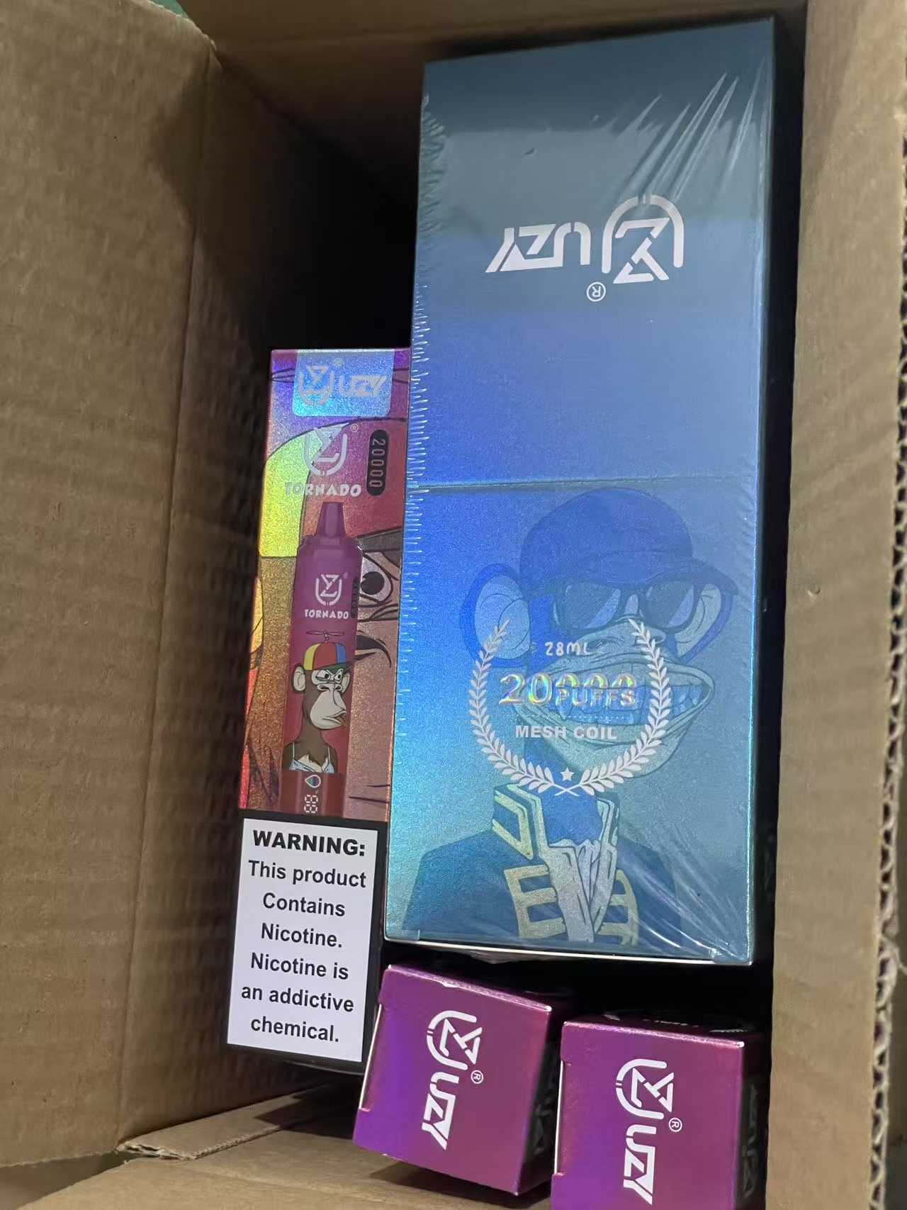 Pack of 10 20K-puff vapes tornado