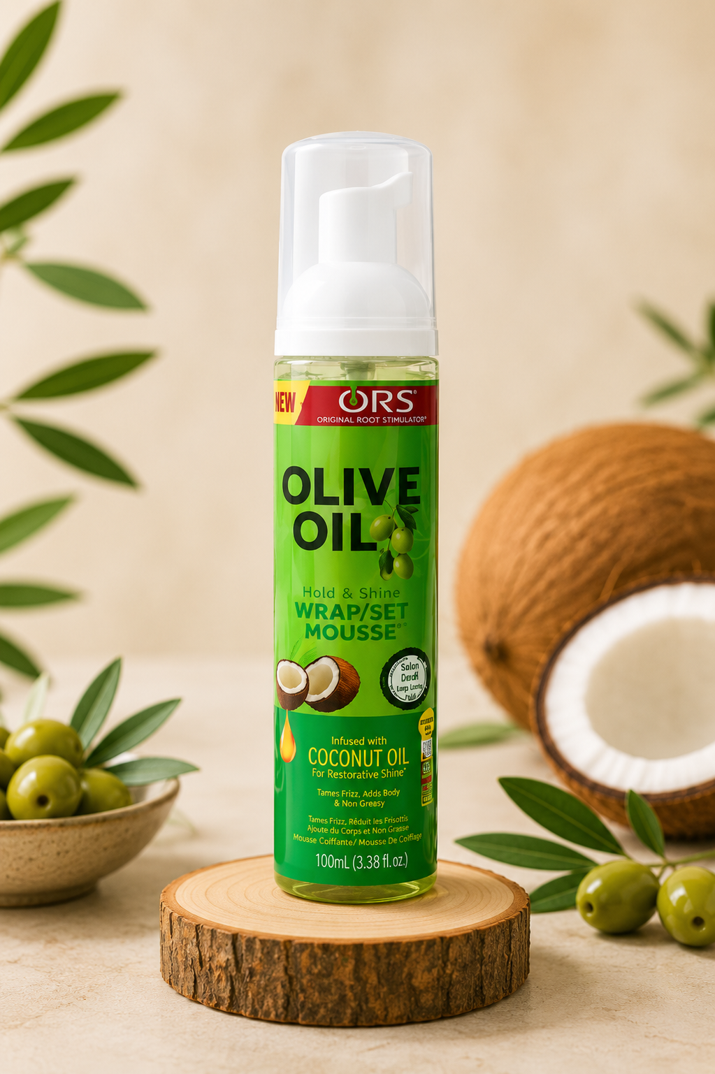 ORS Olive Oil Wrap/Set Mousse