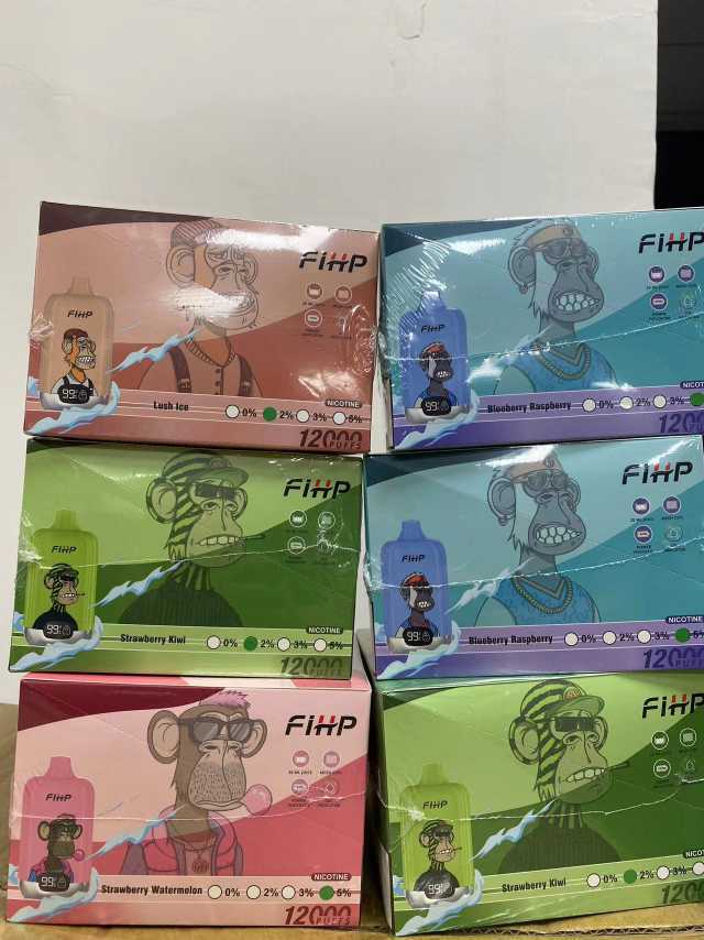 FIHP 12k puff azul puff fumot 12k  60-piece pack